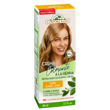 Crema Color Cabello Rubio 80Ml. Corpore Sano