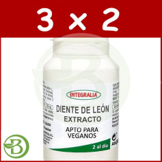 Pack 3x2 Extracto De Diente De Leon 60 Cápsulas Integralia