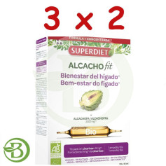 Pack 3x2 Alcachofit Bio 20 Ampollas Superdiet