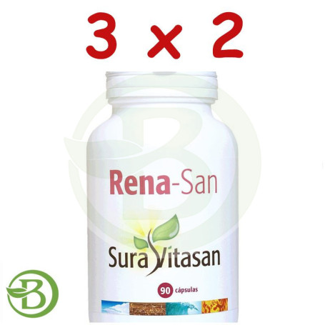 Pack 3x2 Rena-San 90 Cápsulas Sura Vitasan