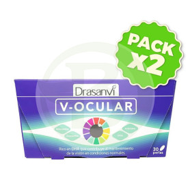 Pack 2x V Ocular 30 Perlas Drasanvi