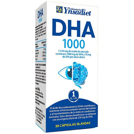Dha 1000 30 Cápsulas Ynsadiet