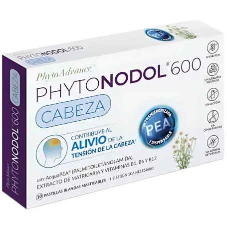 Phytonodol 600 10 Pastillas Blandas Masticables Phytoadvance