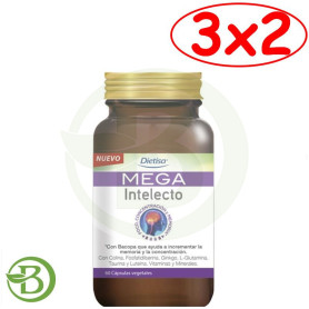 Pack 3x2 Mega Intelecto 60 Cápsulas Dietisa