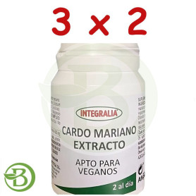 Pack 3x2 Extracto De Cardo Mariano 60 Cápsulas Integralia