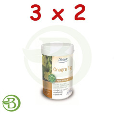Pack 3x2 Onagra 1Gr. 120 Perlas Dietisa