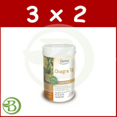 Pack 3x2 Onagra 1Gr. 120 Perlas Dietisa