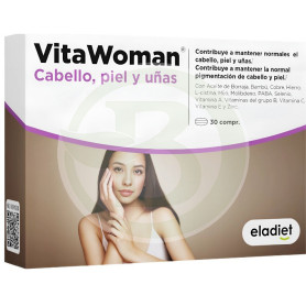 Vitawoman Cabello, Piel, Uñas 30 Comprimidos Eladiet