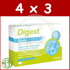 Pack 4x3 Digest Gases 60 Comprimidos Eladiet