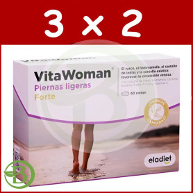 Pack 3x2 Vitawoman Piernas Ligeras Forte 60 Comprimidos Eladiet