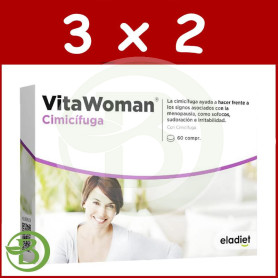 Pack 3x2 Vitawoman Cimicifuga 60 Comprimidos Eladiet