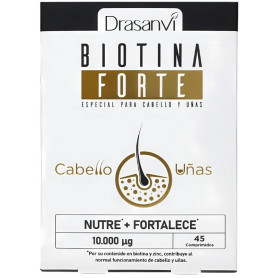 Biotina Forte 10.000Μg 45 Comprimidos Drasanvi