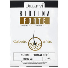 Biotina Forte 10.000Μg 45 Comprimidos Drasanvi