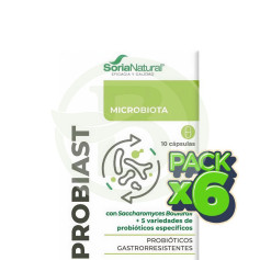 Pack 6x Probiast 10 Cápsulas Soria Natural