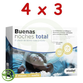 Pack 4x3 Buenas Noches Total 60 Comprimidos Eladiet