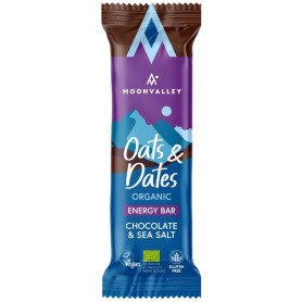 Barrita De Avena, Dátiles Choco y Sal Marina Bio 50G Moonvalley