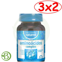 Pack 3x2 Aminoácidos Complex 90 Cápsulas Vegetales Naturmil
