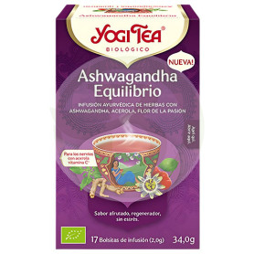 Ashwagandha Equilibrio 17 Filtros Yogi Tea