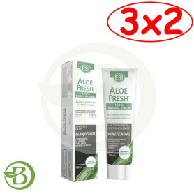 Pack 3x2 Aloefresh Gel Blanqueador con Carbon 100Ml Esi