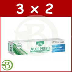 Pack 3x2 Dentifrico Aloefresh Gel Sensitivo 100Ml Esi