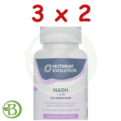 Pack 3x2 Nadh + Coq10 30 Comprimidos Nutrinat Evolution