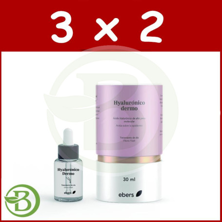 Pack 3x2 Hyaluronico Dermo Ebers 30 Ml Ebers