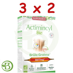 Pack 3x2 Actimincyl Bio Formula + Concentrada 20 Ampollas Superdiet