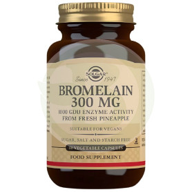 Bromelina 300Mg 60 Cápsulas Solgar