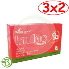 Pack 3x2 Inulac 30 Tabletas Soria Natural