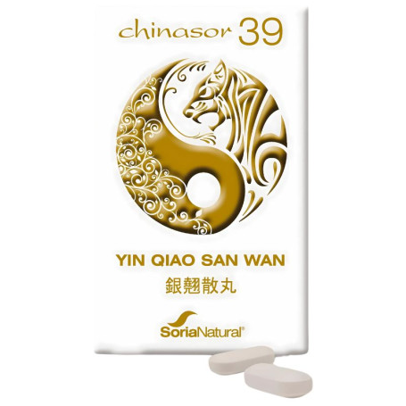 Chinasor 39 Yin Qiao San Wan 30 Comprimidos Soria Natural