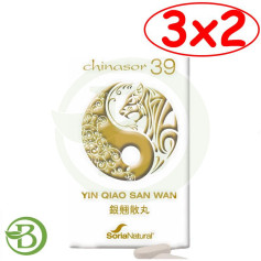 Pack 3x2 Chinasor 39 Yin Qiao San Wan 30 Comprimidos Soria Natural