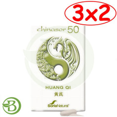 Pack 3x2 Chinasor 50 Huang Qi 30 Comprimidos Soria Natural