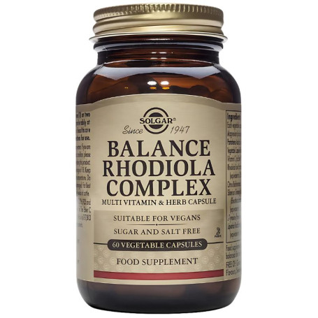Balance Rhodiola Complex 60 Capsulas Solgar