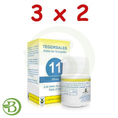 Pack 3x2 Sales de Schussler 11 (Si) Tegor