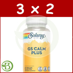 Pack 3x2 Gs Calm Plus 30 Cápsulas Solaray