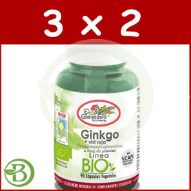 Pack 3x2 Ginkgo + Vid Roja BIO 90 Cápsulas El Granero
