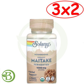 Pack 3x2 Maitake 500Mg. 60 Cápsulas Solaray