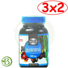 Pack 3x2 Guaraná 500Mg. 120 Comprimidos Naturmil