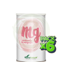 Pack 6x Carbonato de Magnesio 150Gr. Soria Natural