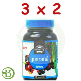 Pack 3x2 Guaraná 500Mg. 120 Comprimidos Naturmil