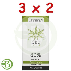 Pack 3x2 Aceite De Cbd 30% 10Ml Drasanvi