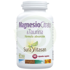 Magnesio y L-Taurina 90 Cápsulas Sura Vitasan