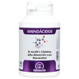 N-Acetil L-Cisteína con Resveratrol 180 Cápsulas Equisalud