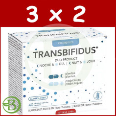Pack 3x2 Transbifidus Dúo Noche y Día 40 Cápsulas Intersa