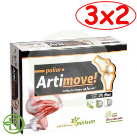 Pack 3x2 Poliar Arti Move! 50 Cápsulas Pinisan