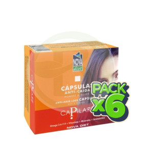 Pack 6x Capilare 60 Cápsulas Novadiet