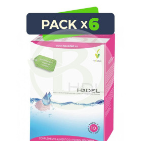 Pack 6x H2Del 10 Sobres Novadiet