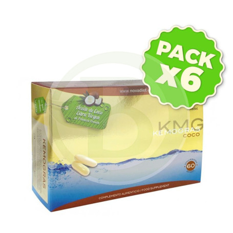 Pack 6x Kemogras 60 Cápsulas Novadiet