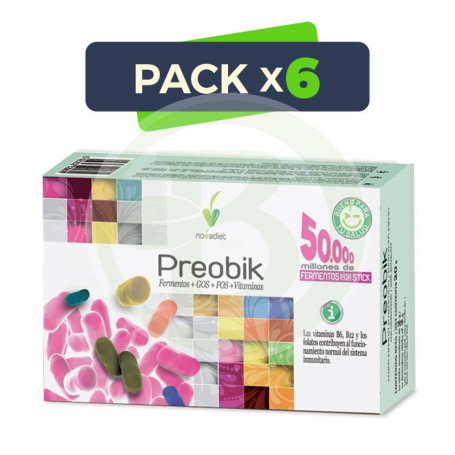 Pack 6x Preobik 10 Sticks Novadiet