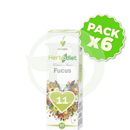 Pack 6x Extracto de Fucus 50Ml. Novadiet